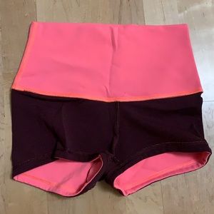 Lululemon High-waisted Spandex Shorts
